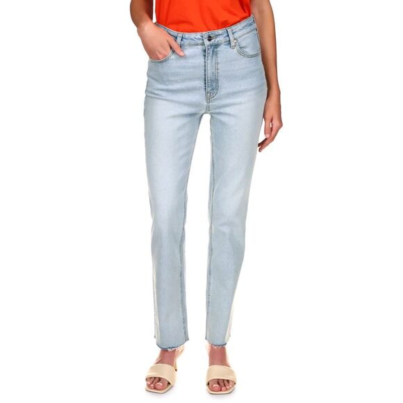 Sanctuary High Waist Straight Leg Jeans In Cascade - 24 - Picture 1 of 3